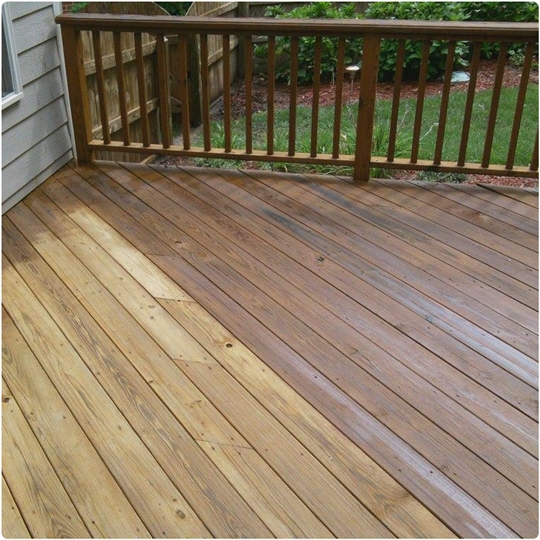 deck washing 